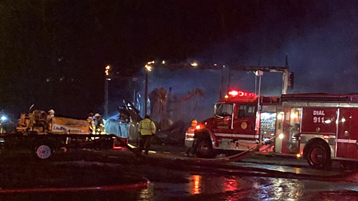 Fire crews from several towns respond to blaze in Newburgh ...