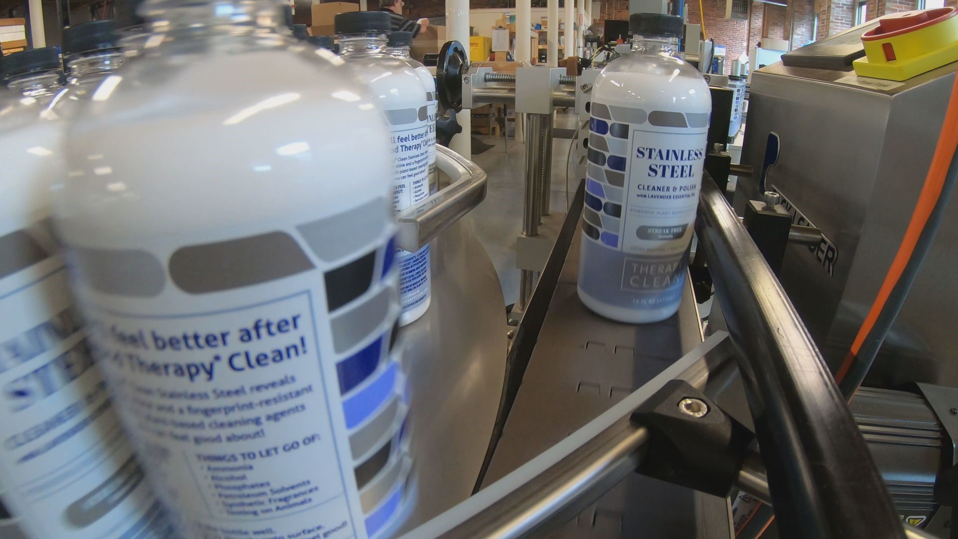A couple from New Hampshire are growing their small business in Somersworth, making plant-based cleaners for speciality surfaces like stainless steel and granite.