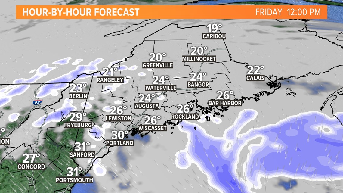 Snow on the way to Maine to end the week | newscentermaine.com