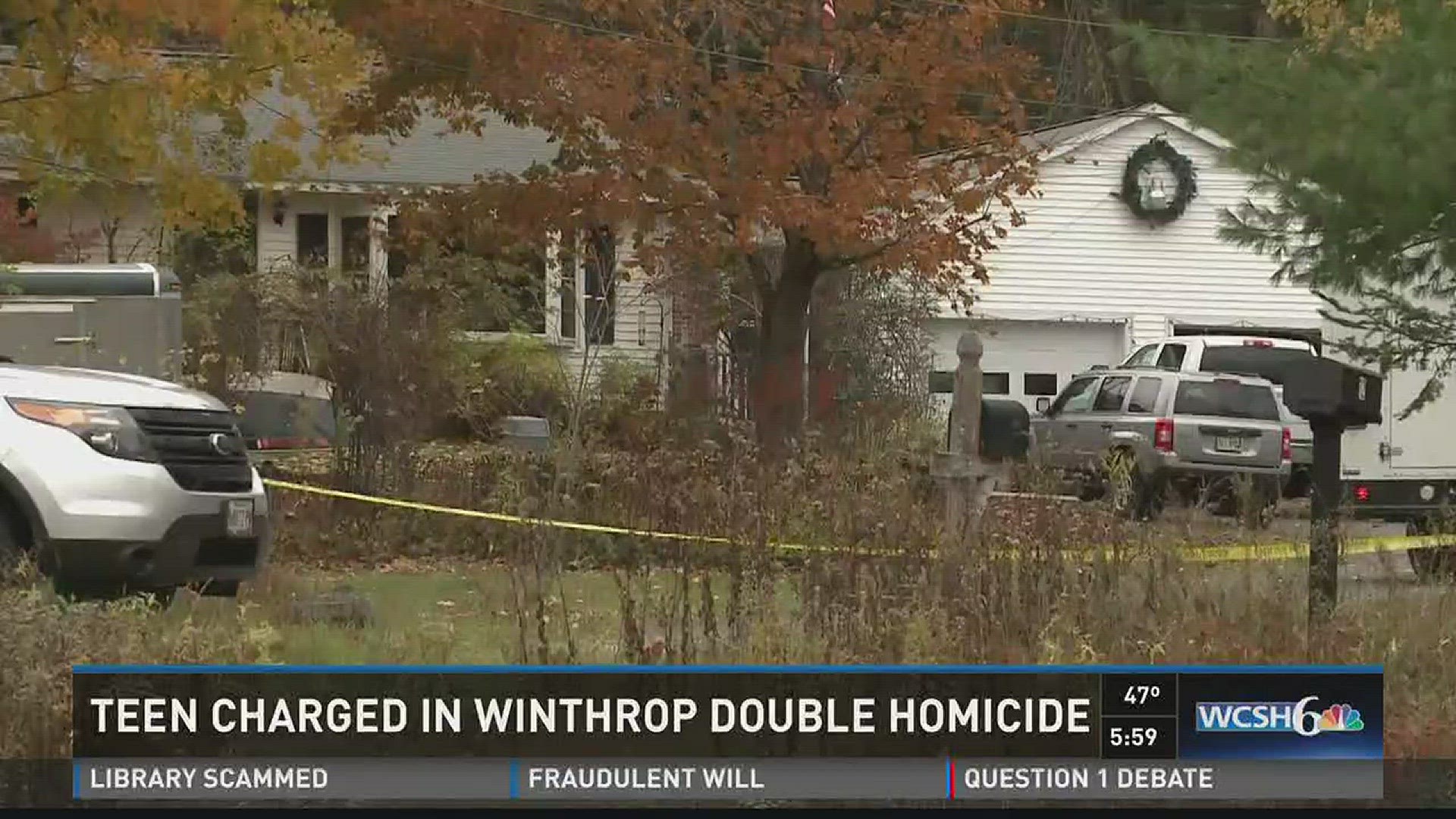 Teen charged in Winthrop double homicide