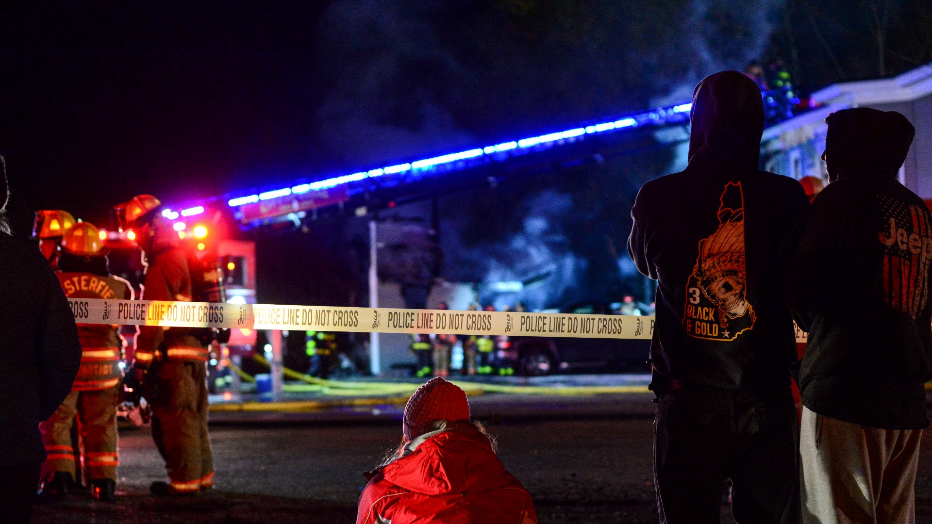 The plane hit a two-story barn connected to a multifamily apartment building.