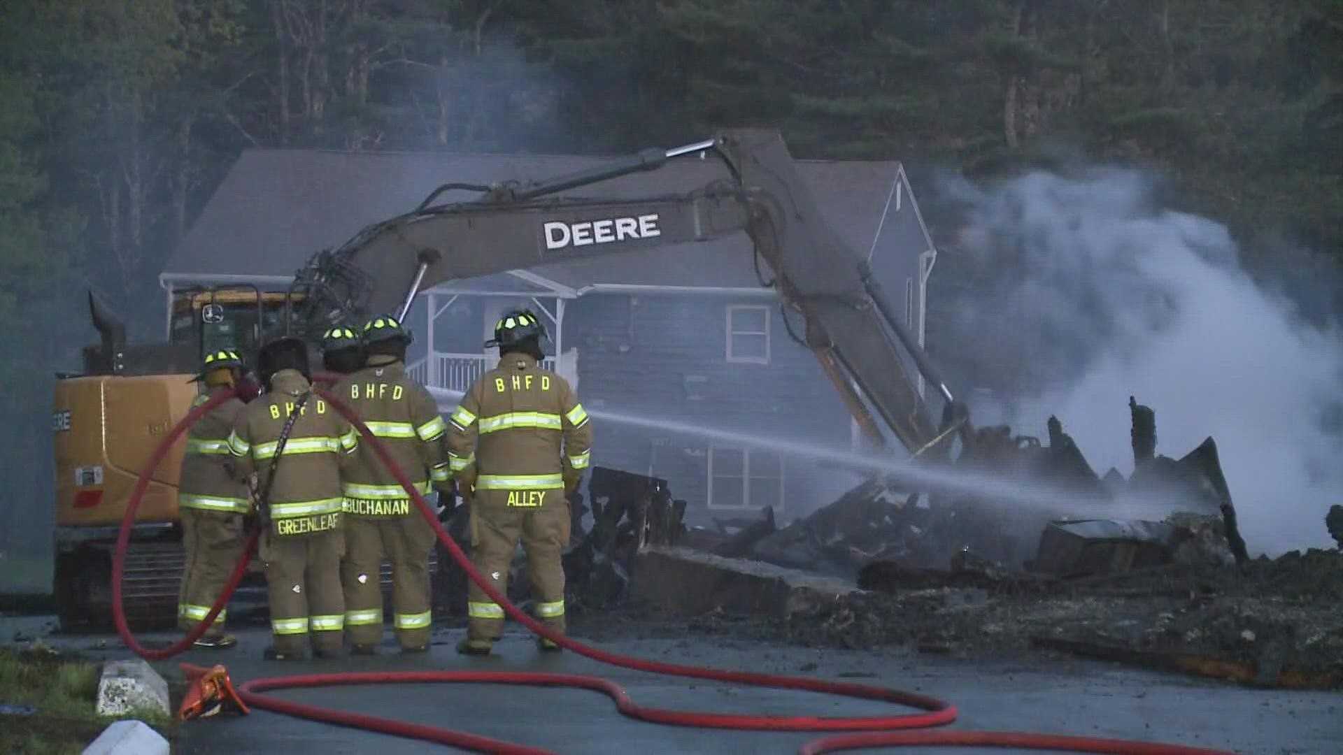 The inn was destroyed by a massive fire on Monday night, a raging inferno that left the two-story, 39-room lodging place just a pile of rubble.