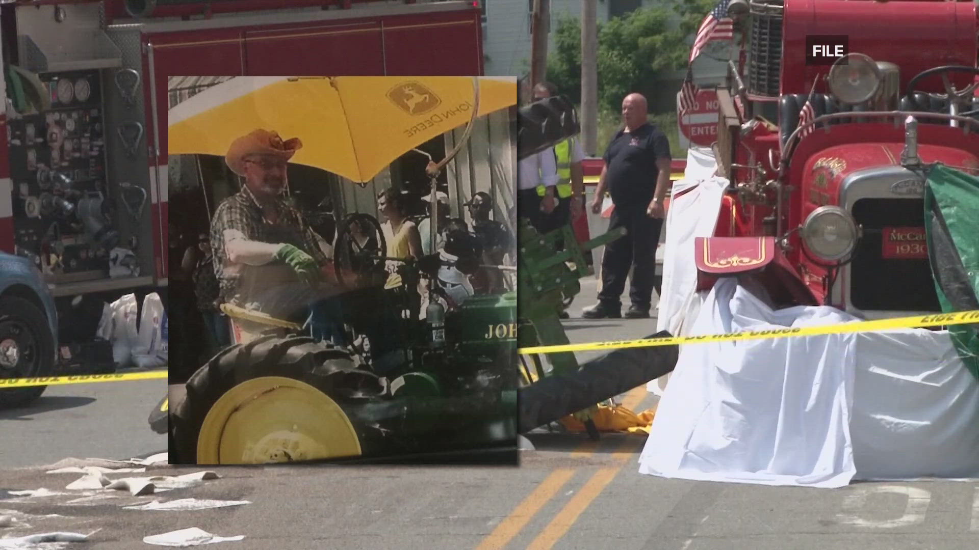 In 2014, a man from Holden was killed when an antique firetruck struck his 1941 tractor from behind.