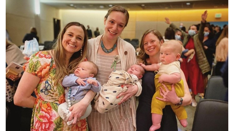 Five Maine Track medical students become parents while training to become doctors