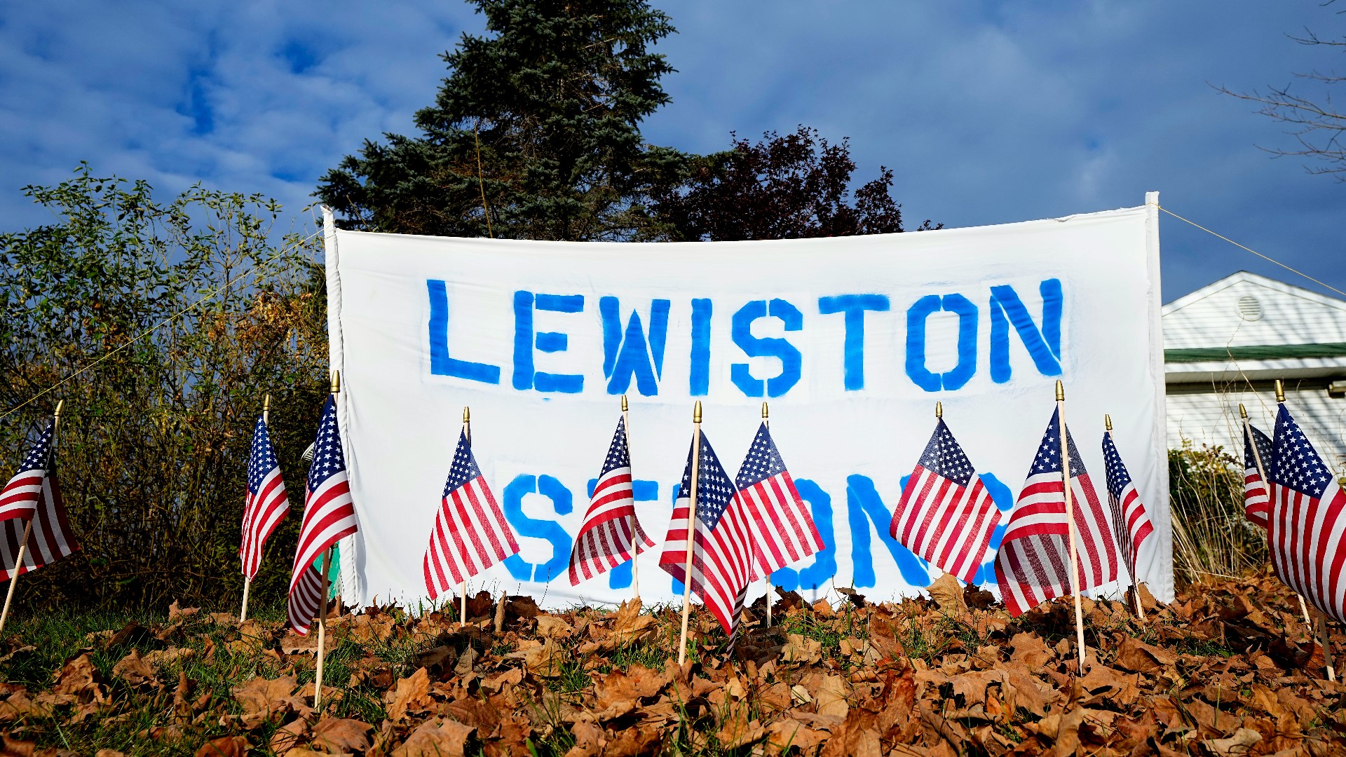 Bates hosted Johnson & Wales University in Lewiston Wednesday night, two weeks after the mass shooting.