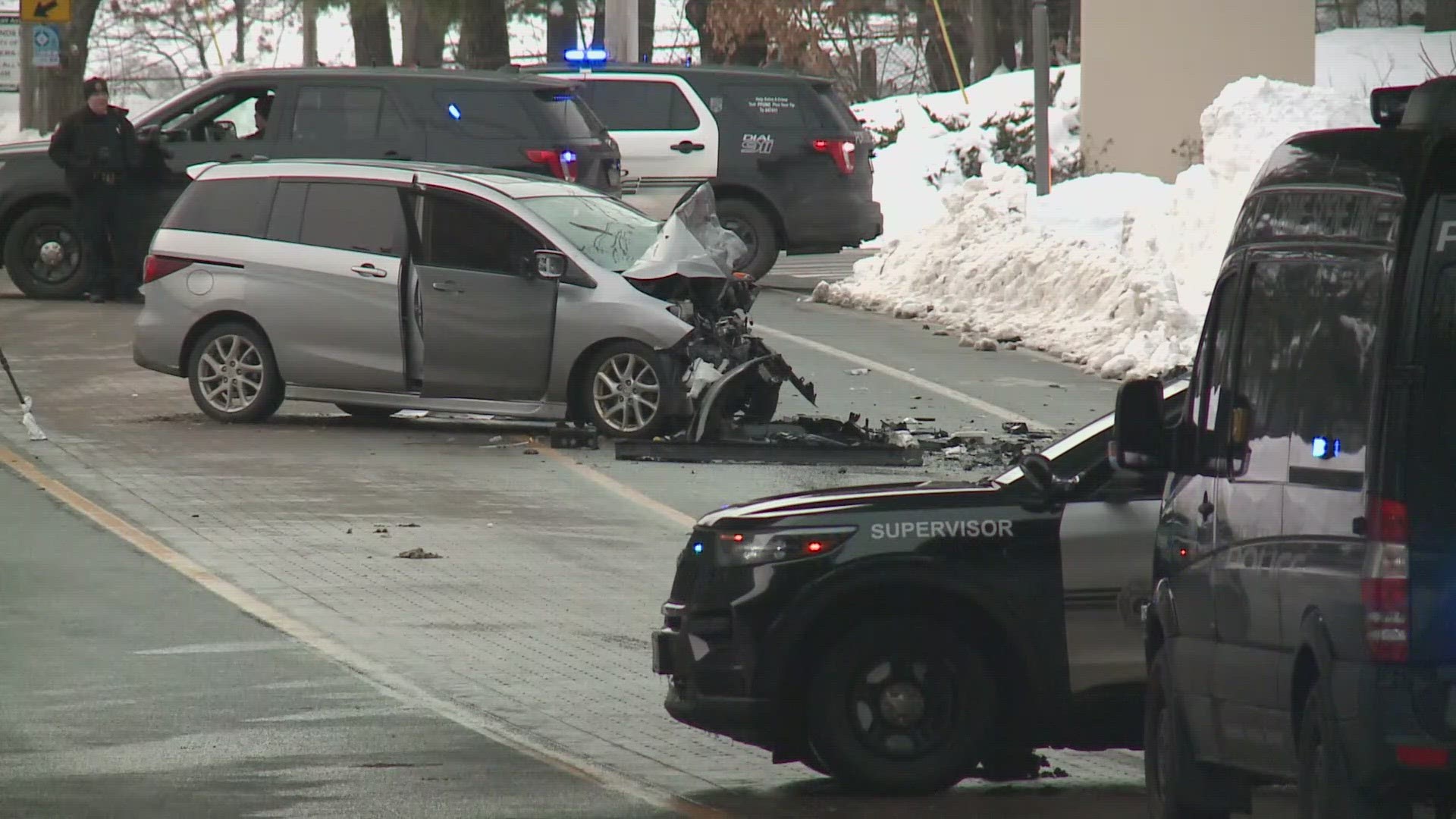 Witnesses reported seeing one of the vehicles driven by a 62-year-old man from Cape Elizabeth cross the center line and hit another car head-on, police said.