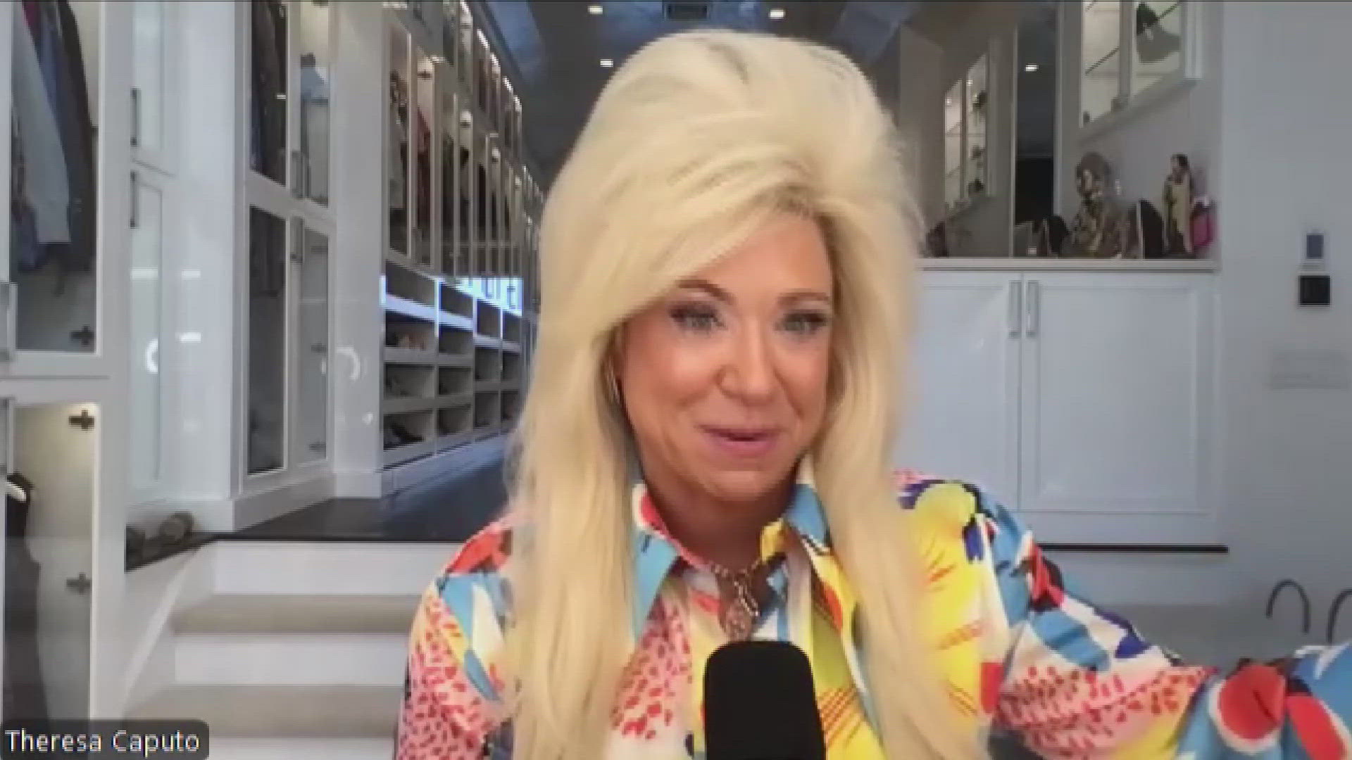 Theresa Caputo, who calls herself the "Long Island Medium," is known for her big blonde hair and even bigger personality. She claims she can talk to the dead.