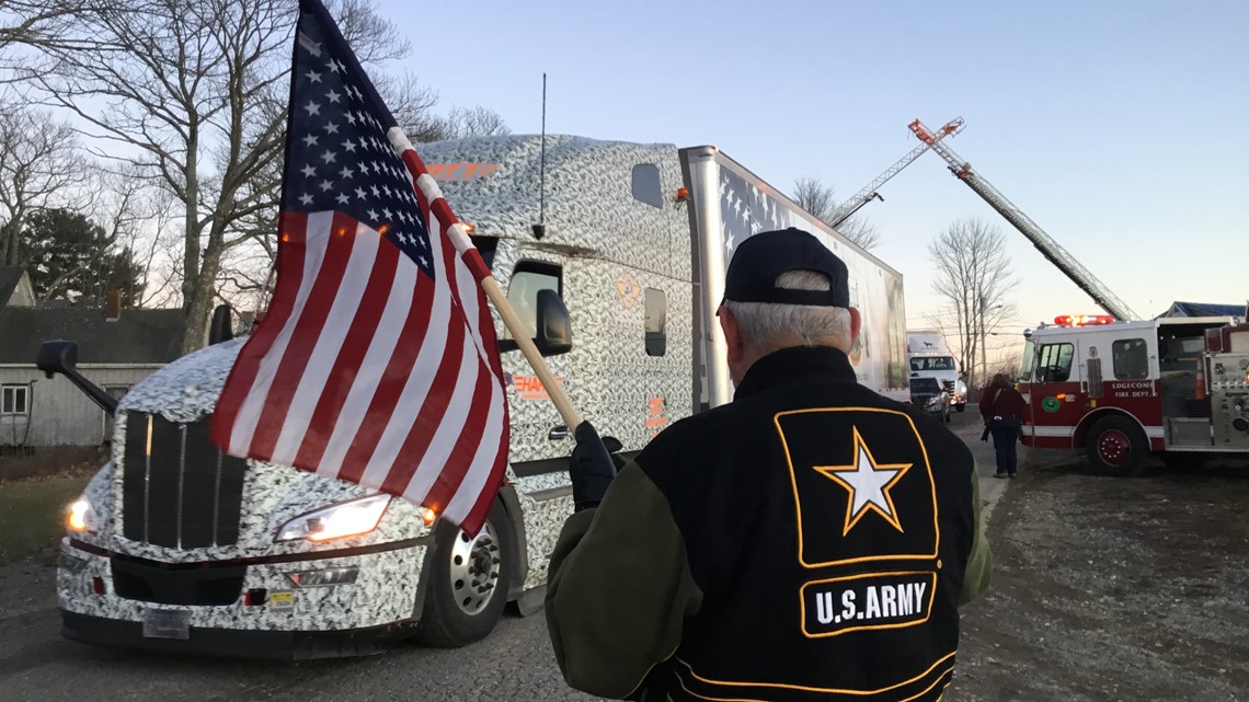 Wreaths Across America convoy leaves Maine to head to Arlington