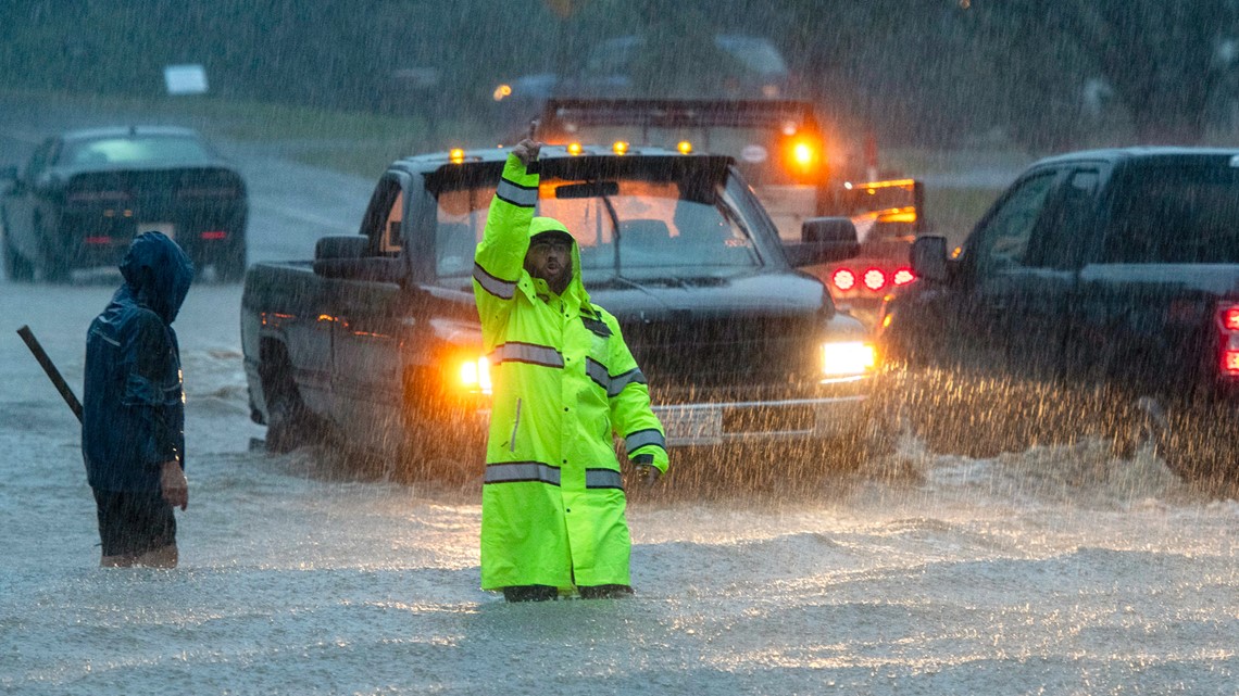 Heavy rain brings flash flooding in parts of New England ...