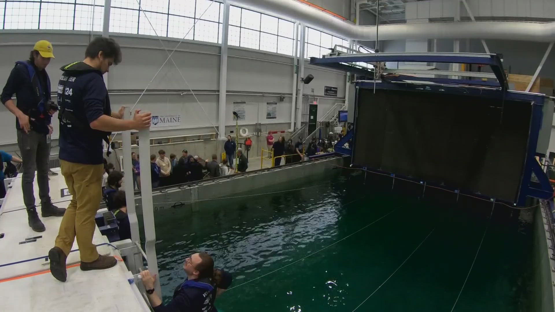 One hundred teams created floating platforms for model wind turbines and put them to the test against wind and water.