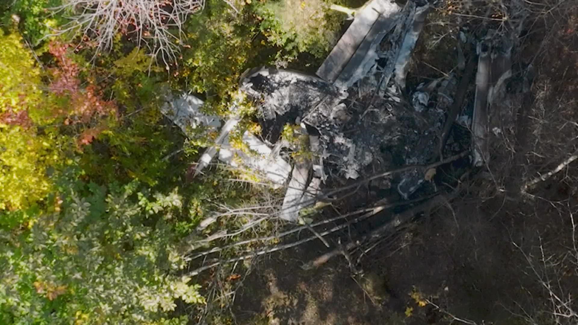 The National Transportation Safety Board has released new information about a plane crash in Arundel that killed two people.