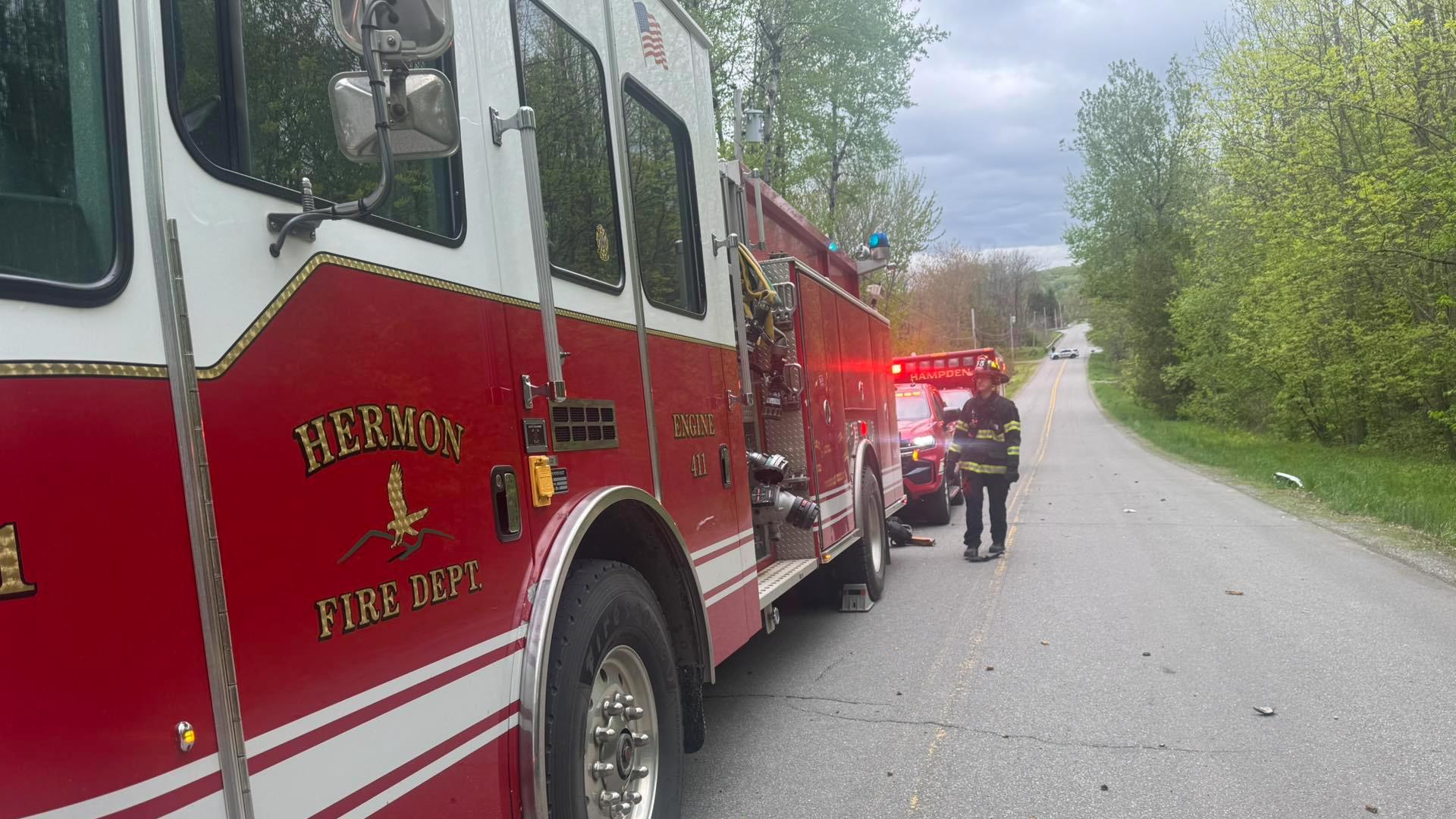 'Serious' crash closes part of road in Hampden | newscentermaine.com