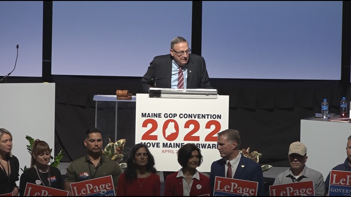 LePage speaks at second day of the Maine GOP convention