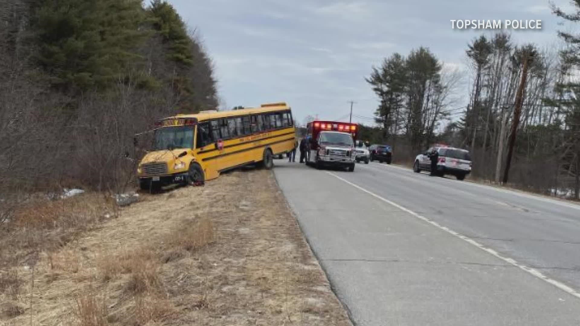 The driver who experienced a medical event while driving a school bus in Topsham has died, according to an email from MSAD 75 superintendent Bob Lucy.