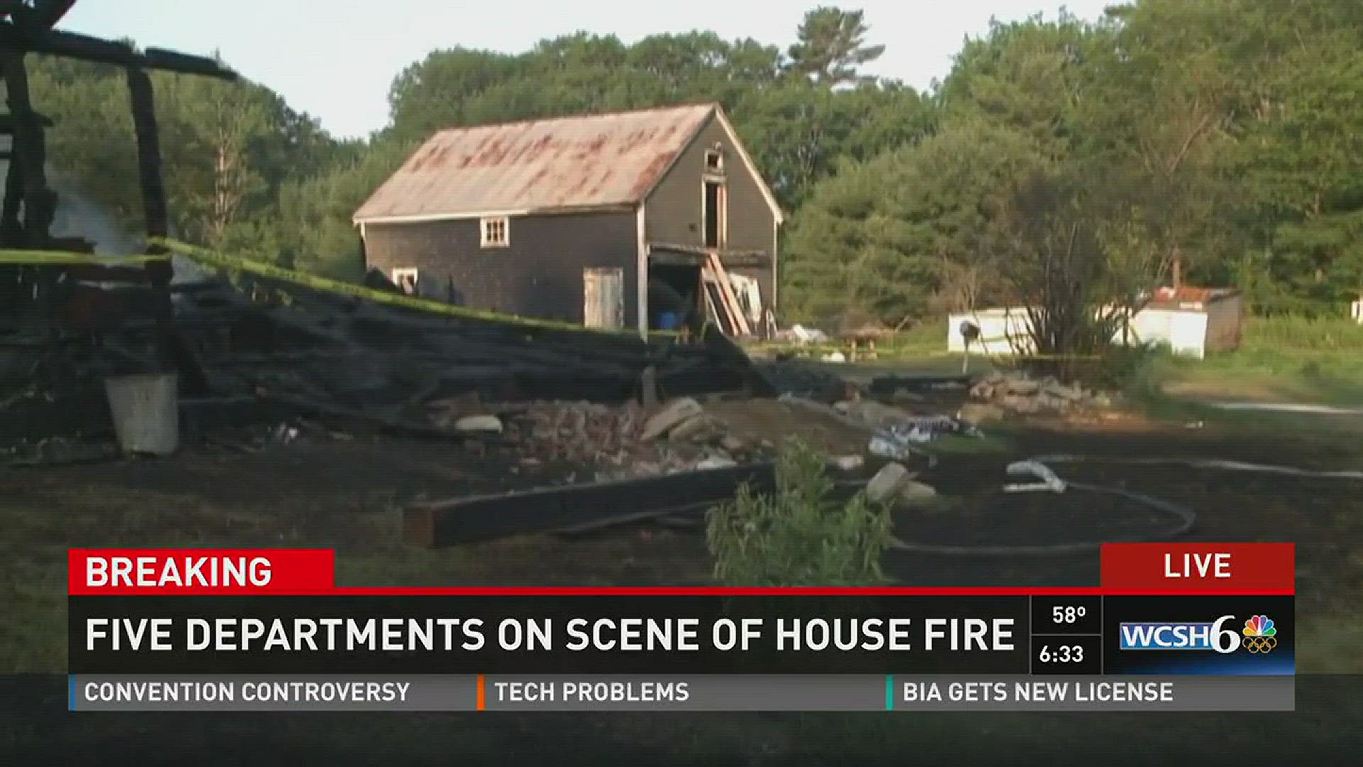 Waldoboro family escapes fire