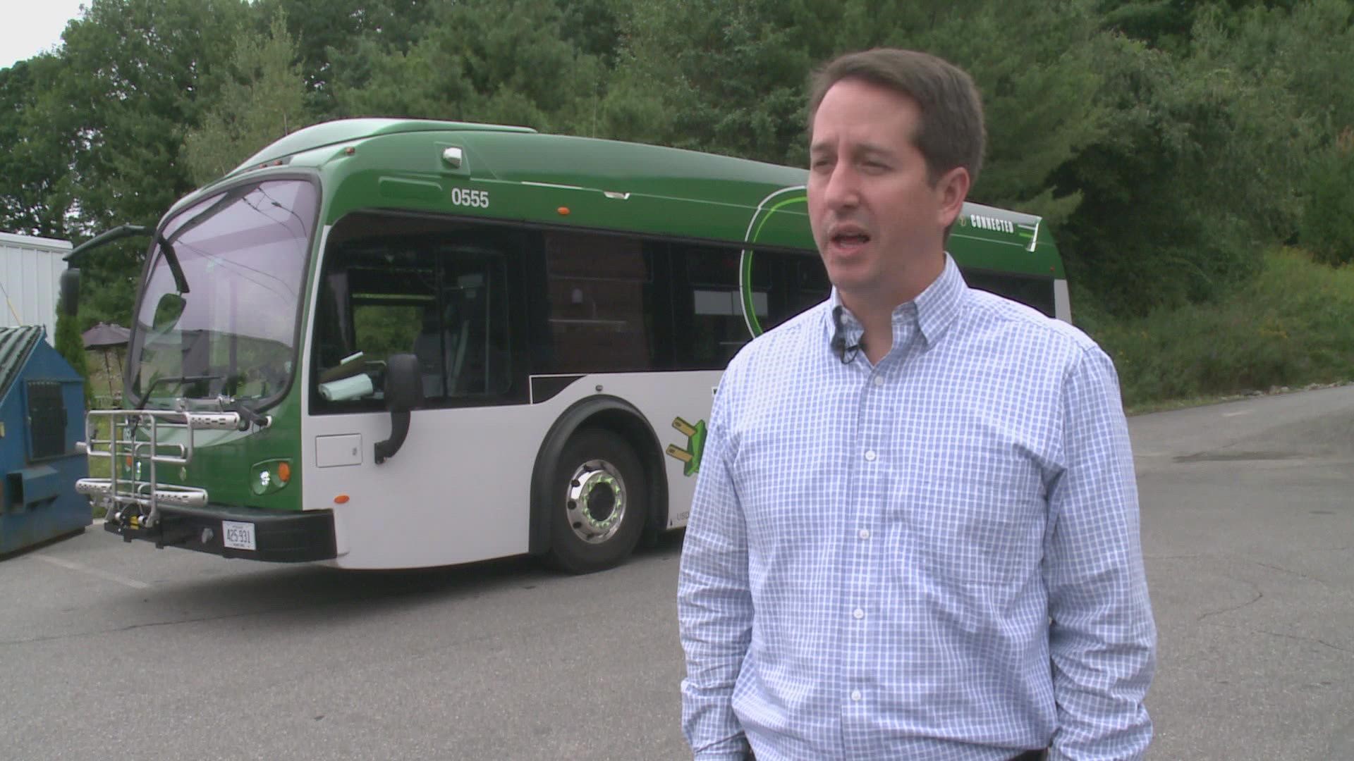 Biddeford Saco Old Orchard Beach Transit system already has two electric buses on its fleet. These new buses coming will replace two of the old diesel buses.