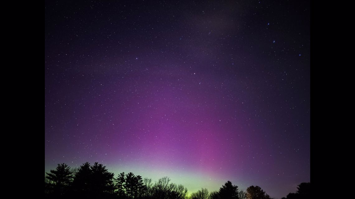 Stunning Photos and Video of Aurora Lights in Scarborough, Maine