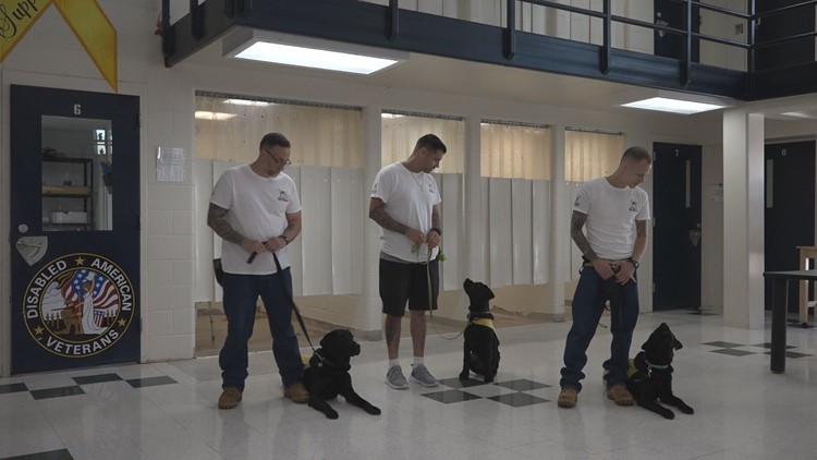 Maine prison program pairs residents with puppies