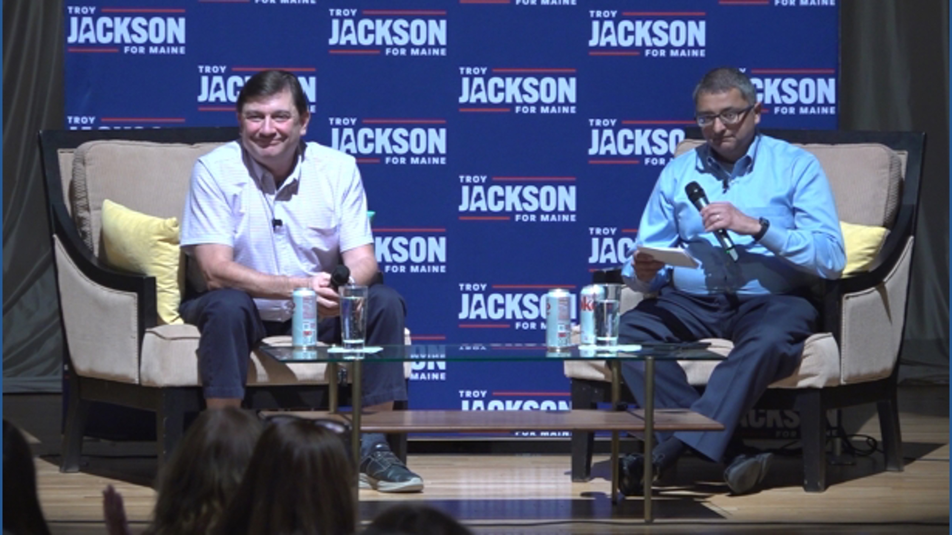 Troy Jackson campaigns for Medicare for All, lower prescription drug prices