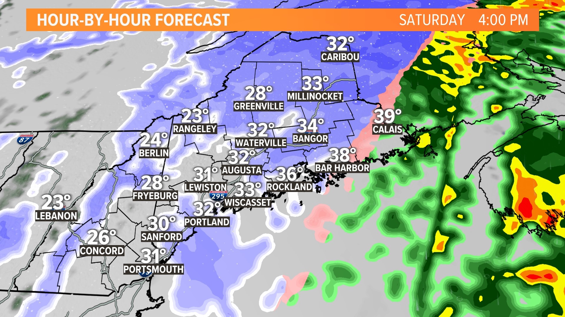 Late winter storm brings rain and wet snow to Maine Saturday ...
