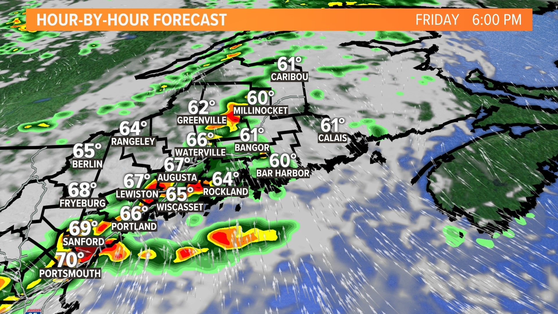 Maine weather forecast: Rising humidity, flash flooding possible ...