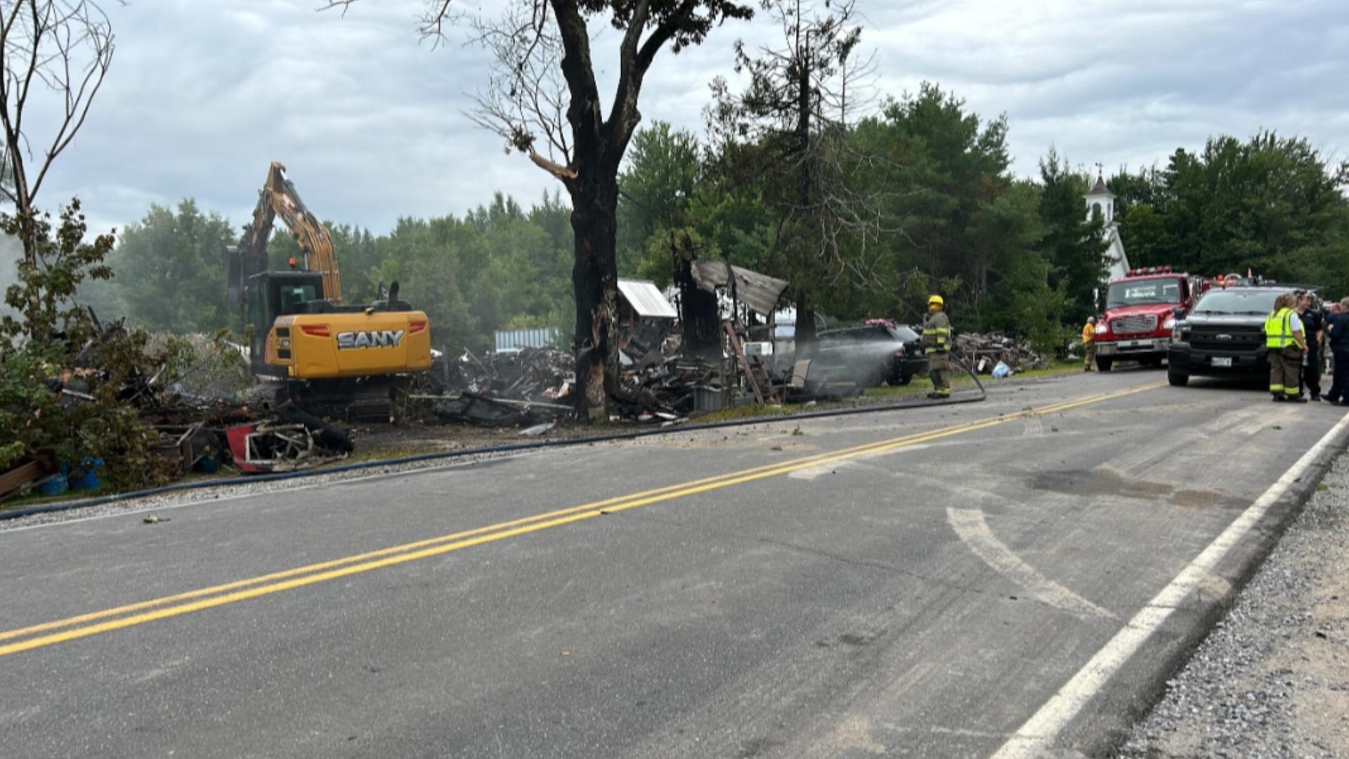 Investigators with the Office of the State Fire Marshall responded to the scene, Maine Department of Public Safety spokesperson Shannon Moss told NEWS CENTER Maine.