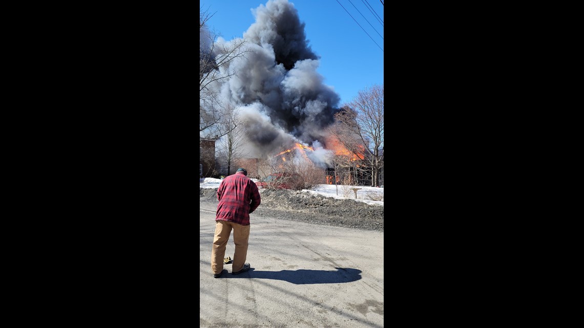 Downtown Houlton apartment building a total loss after fire
