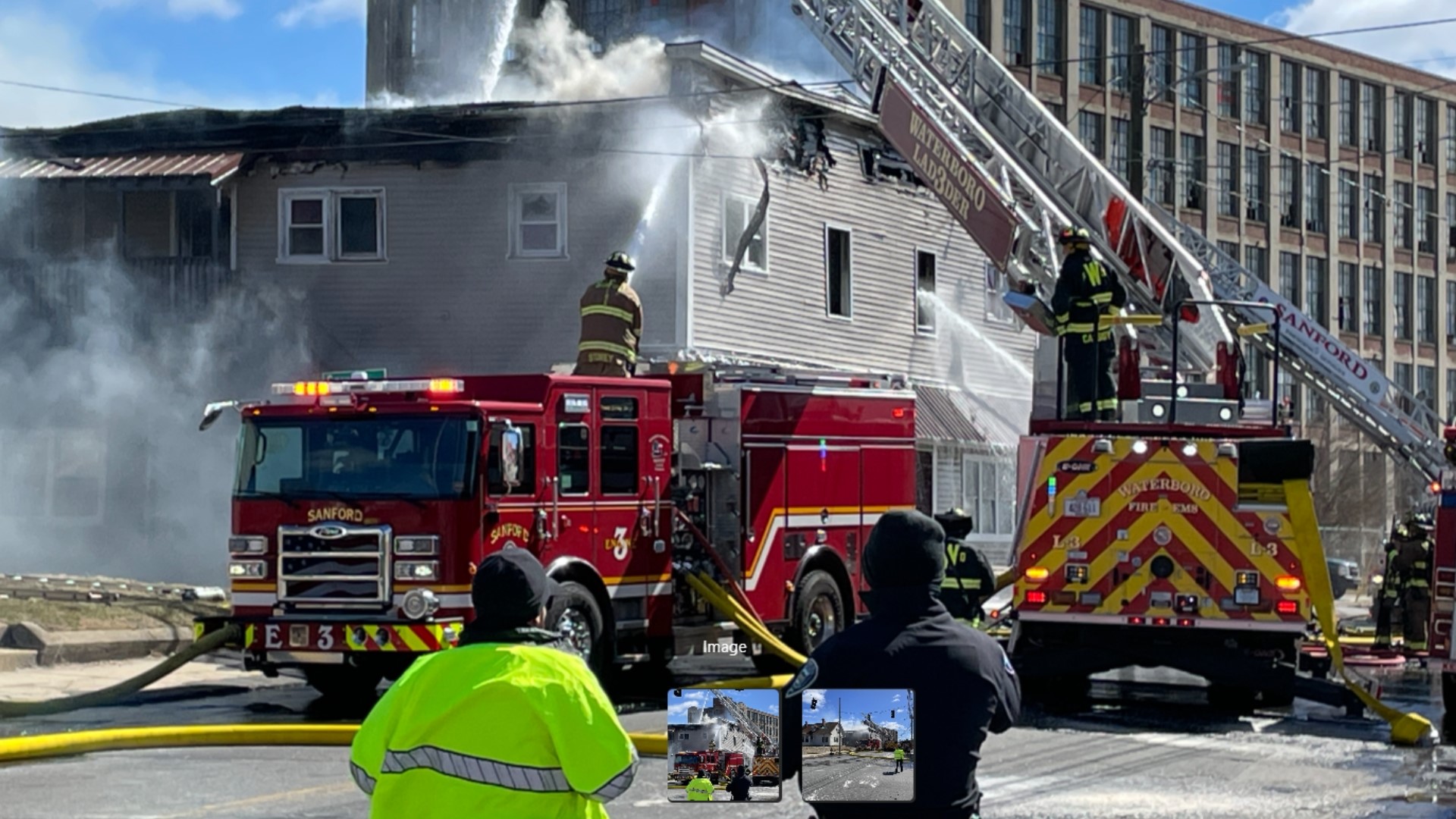 Crews respond to Sanford structure fire
