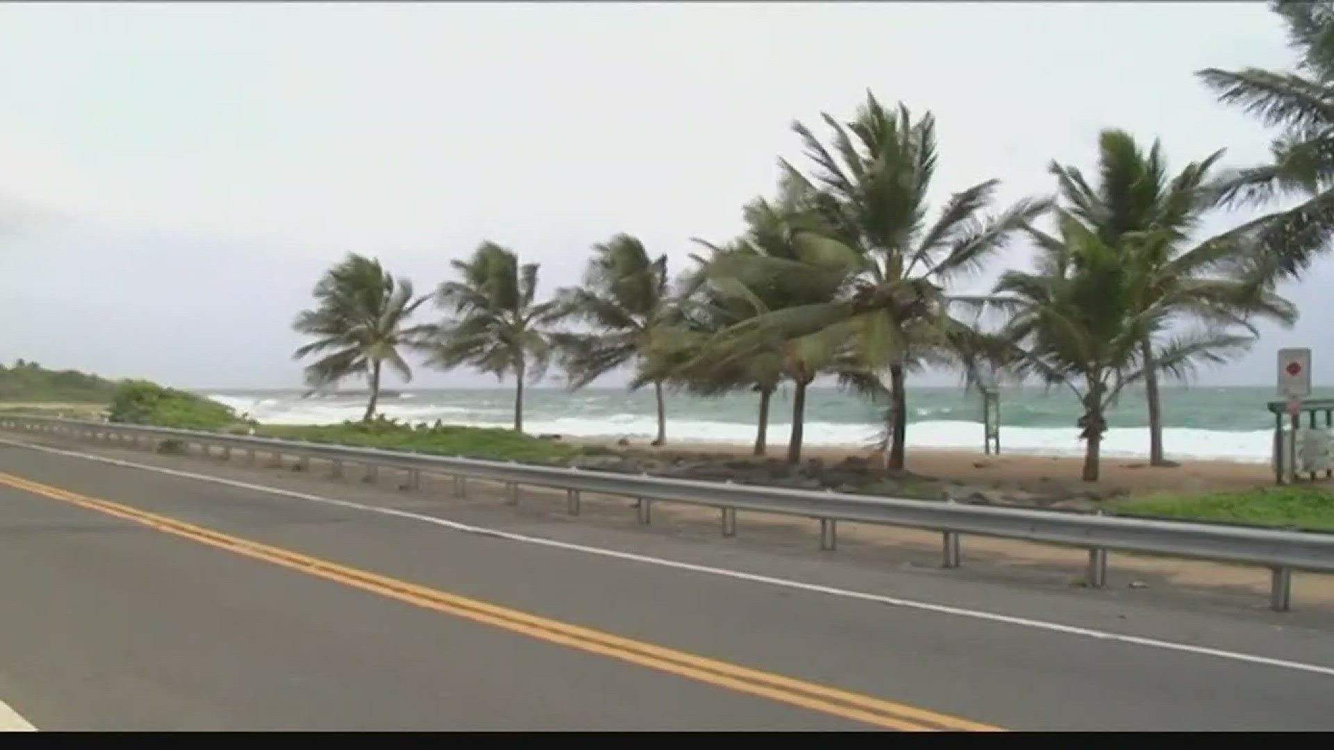 Maine couple is on the 9th floor in a hotel on the beach in San Juan -- normally the perfect spot for a vacation -- but not for a hurricane.