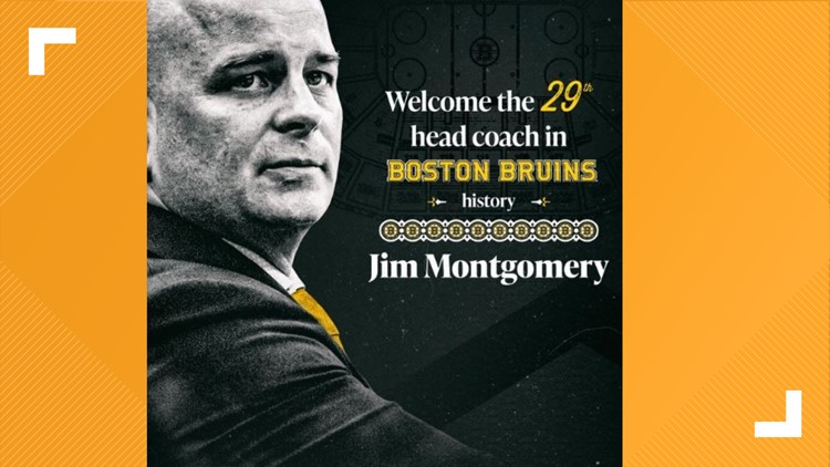 Former UMaine star, National Champion Jim Montgomery named Bruins head coach