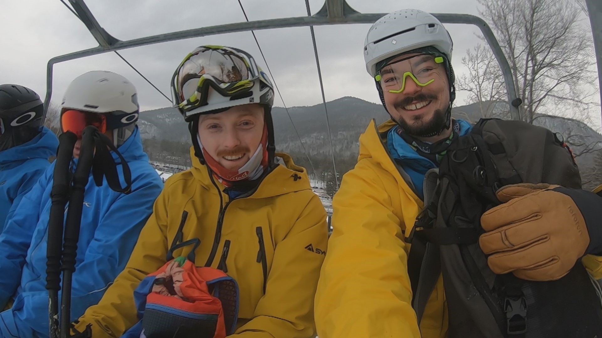 Ryan McClintock has been skiing with his friend Grant Erickson since 2004.