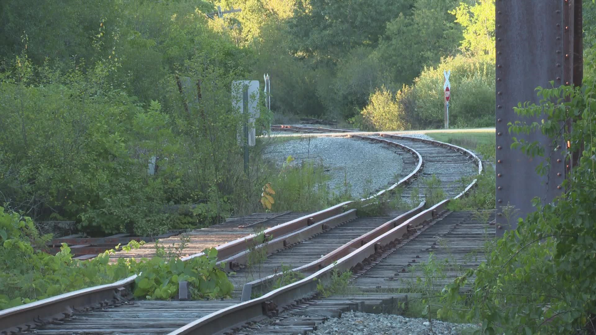The proposed 26-mile rail trail would convert the St. Lawrence & Atlantic rail line to a trail from Portland to Auburn