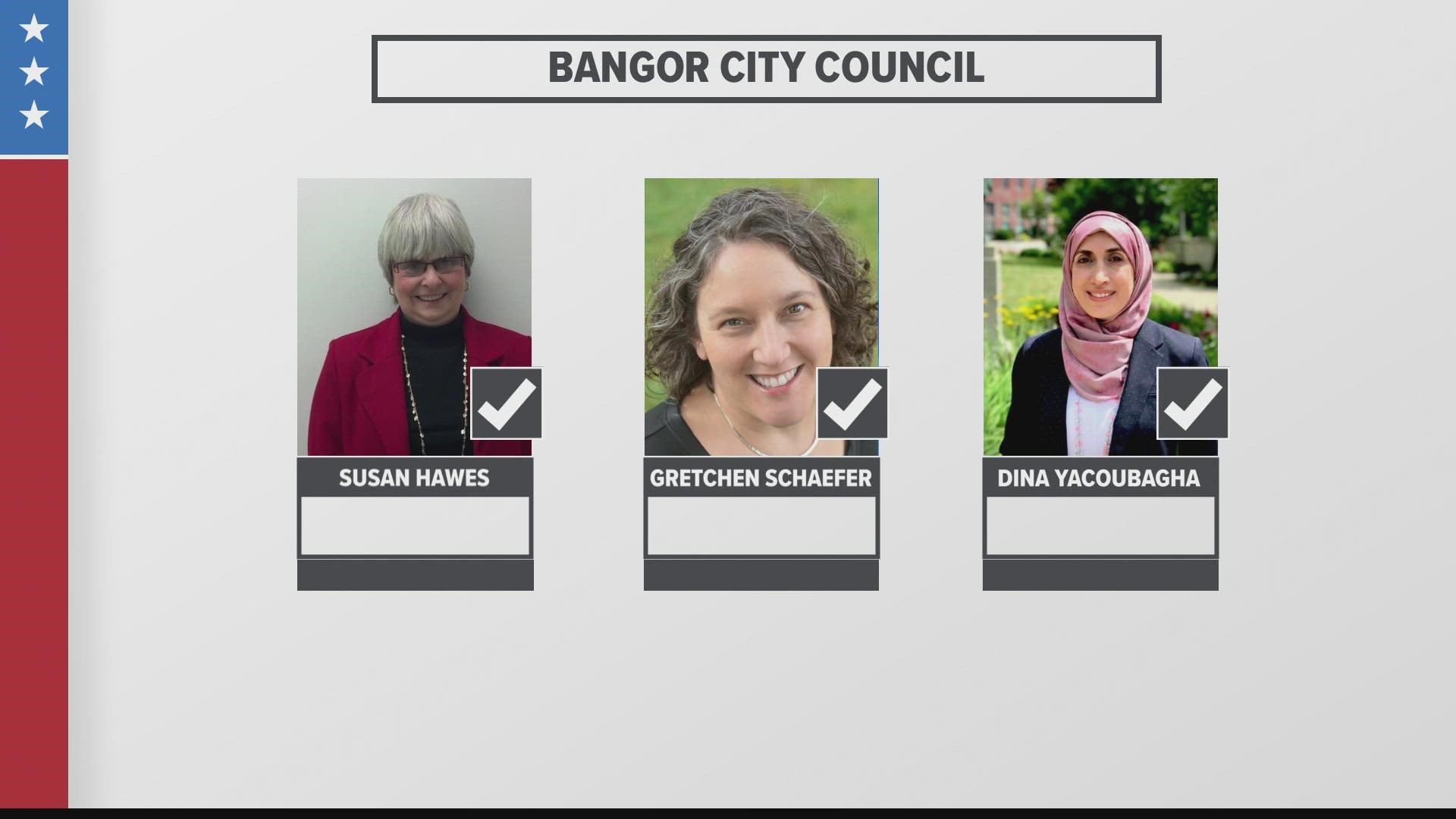 Bangor's official results were announced shortly after 10 p.m. Tuesday