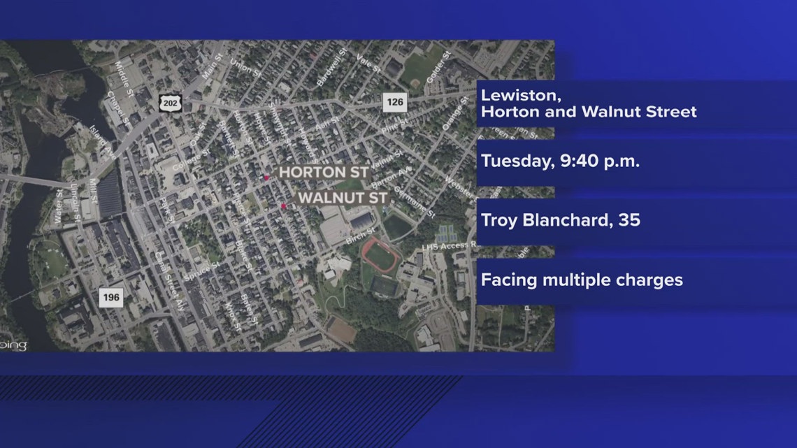 Man arrested after allegedly firing gun at vehicles in Lewiston ...