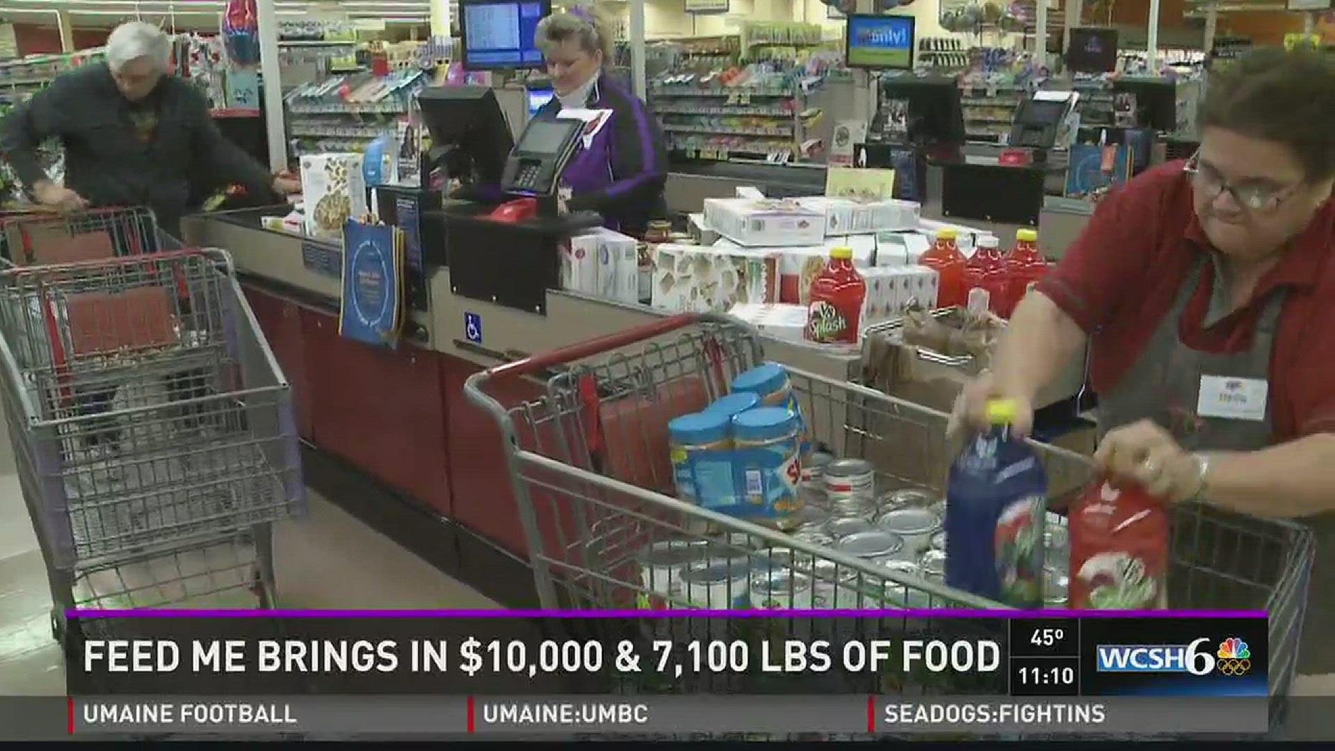 Feed ME brings in $10,000 & 7,100 lbs of food