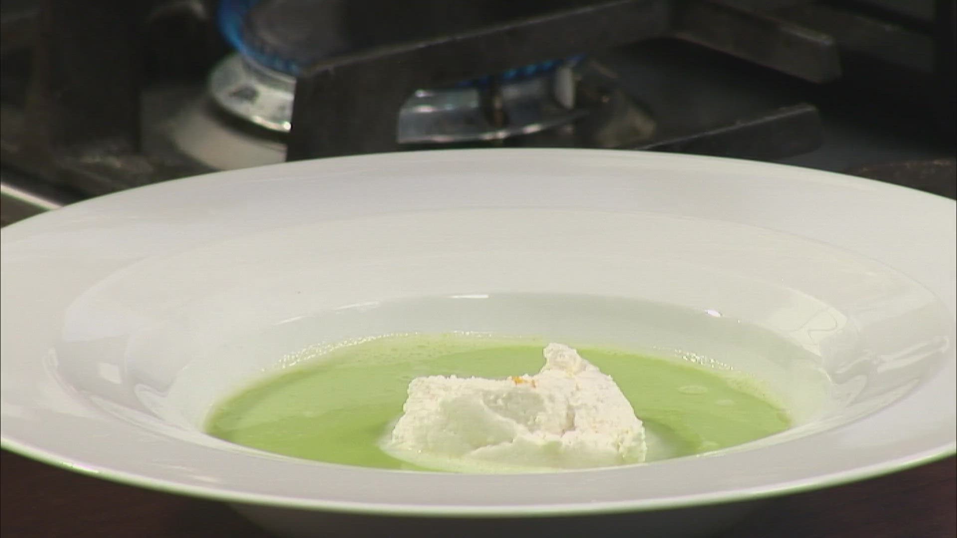 Chef Peter Rudolph from Cape Arundel Inn joins us in the kitchen to share his recipe for Spring Pea Soup.
