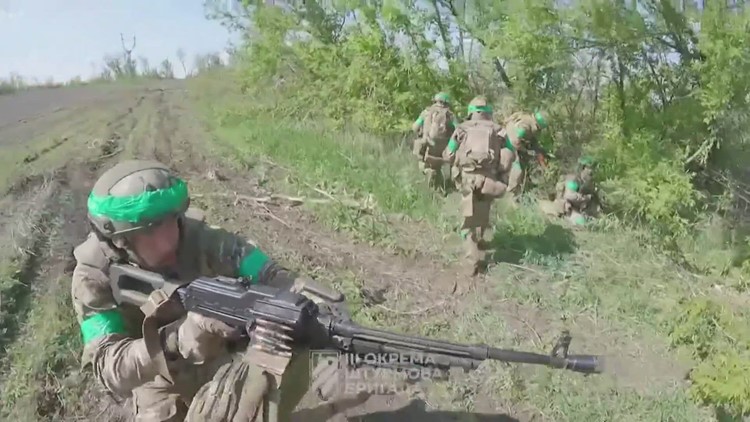 Ukraine military launches counteroffensive against Russian forces