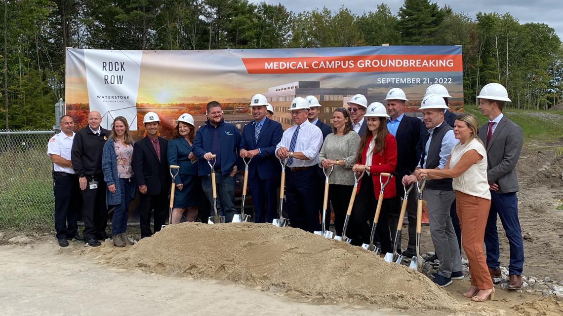 New medical campus breaks ground at Rock Row in Westbrook