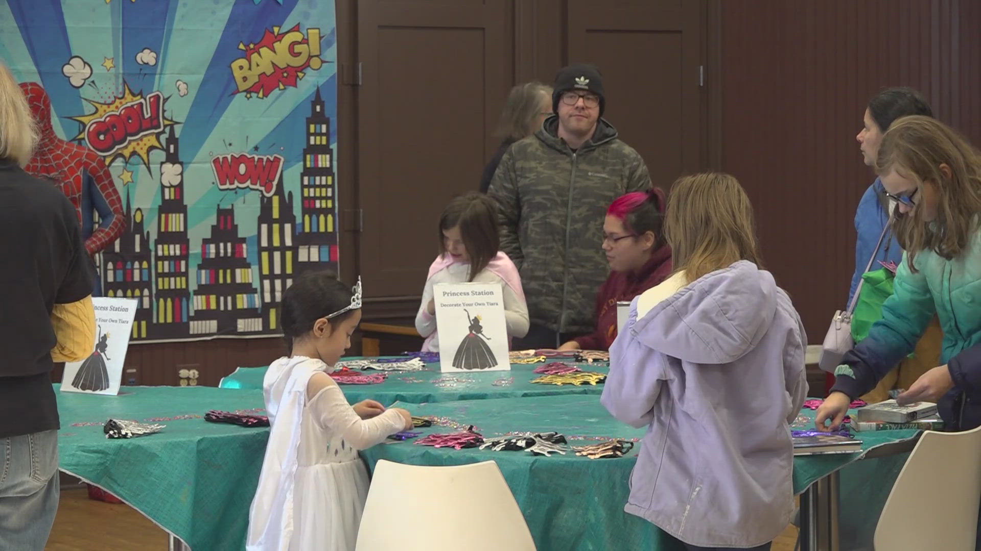 Kids in the community were the asked to share ideas on transforming the library's children’s department during an event Saturday.