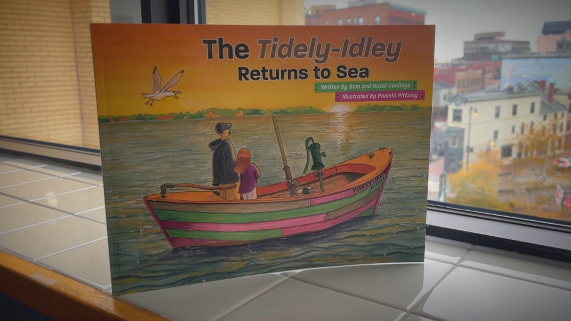 Maine father and daughter pay homage to a boat featured in a popular children’s book 'Tidely-Idely'