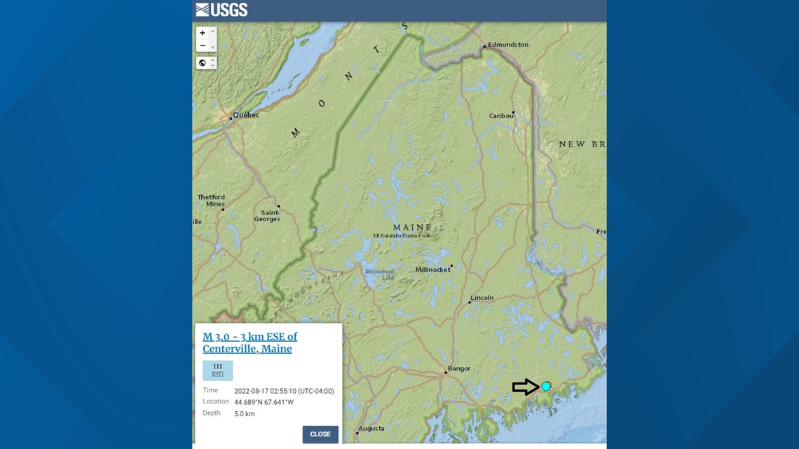 3.0 Magnitude Earthquake Reported In Washington County Wednesday ...