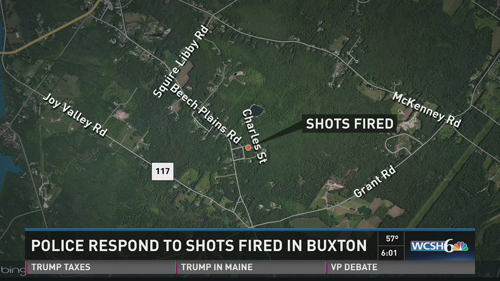 Police respond to shots fired in Buxton