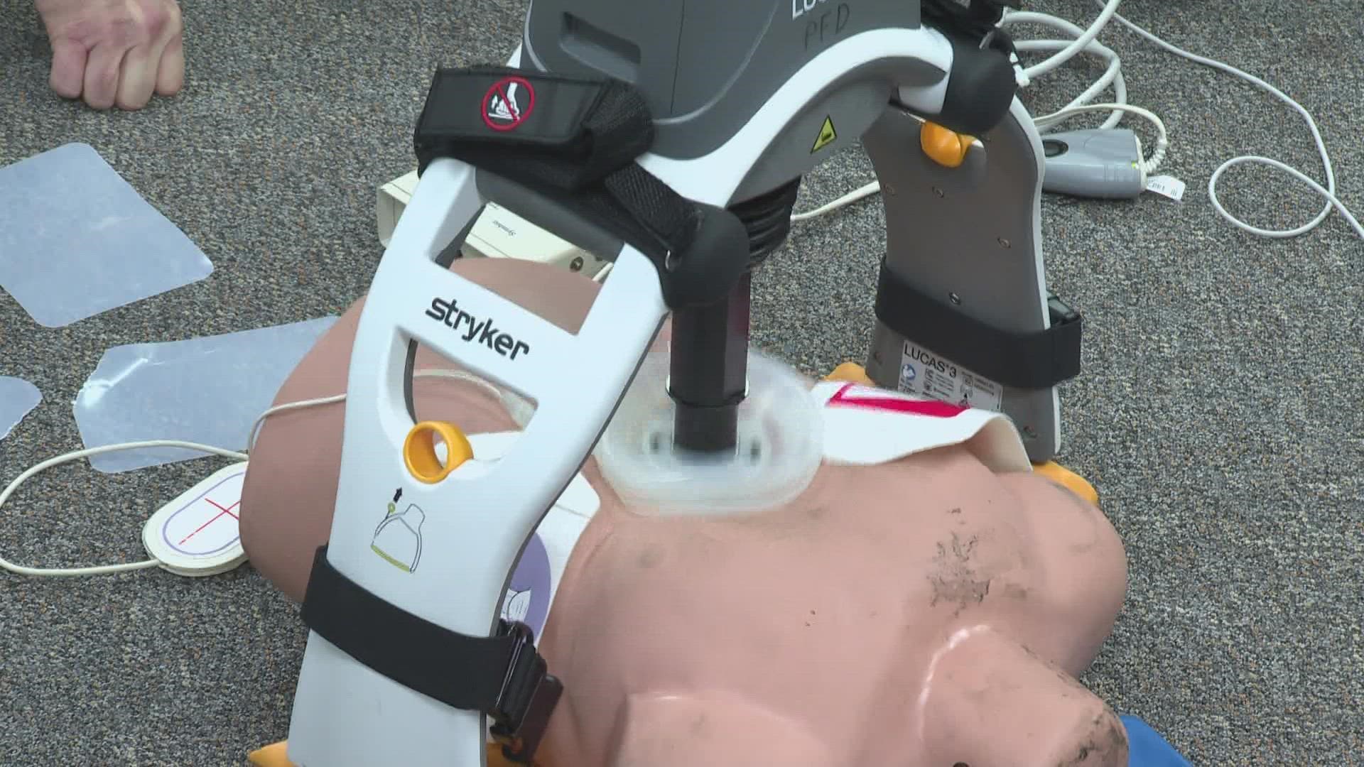 This month, the Portland Fire Department acquired three mechanical CPR devices after receiving a $50,000 FEMA grant.