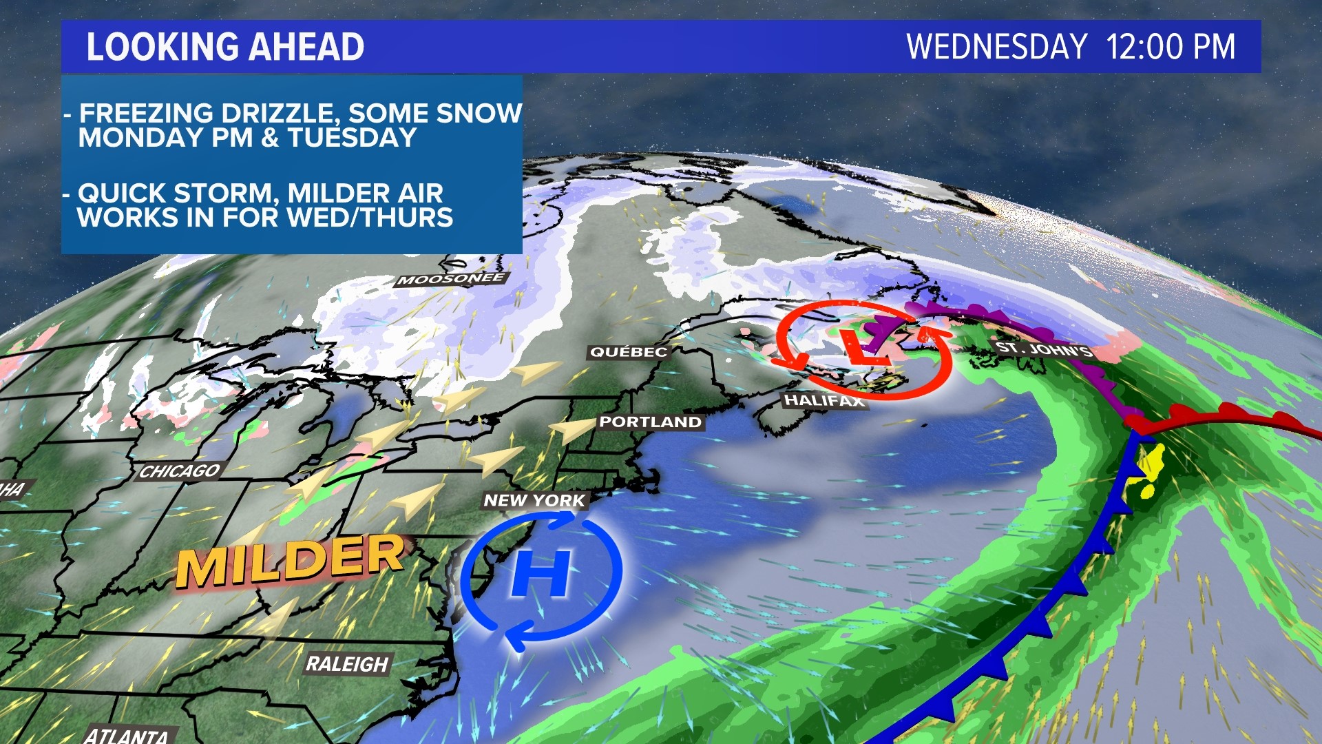 Light snow to start the week off in Maine | newscentermaine.com