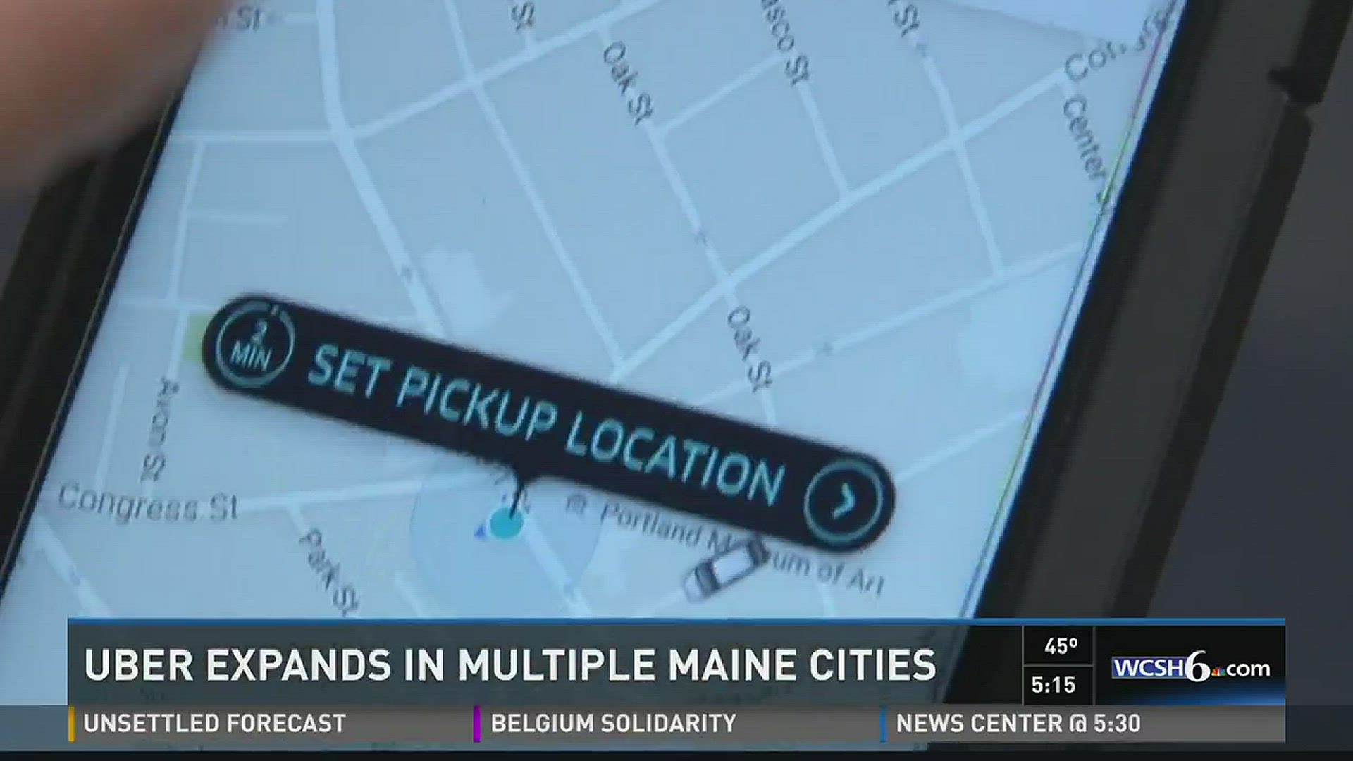 Uber expands Maine services