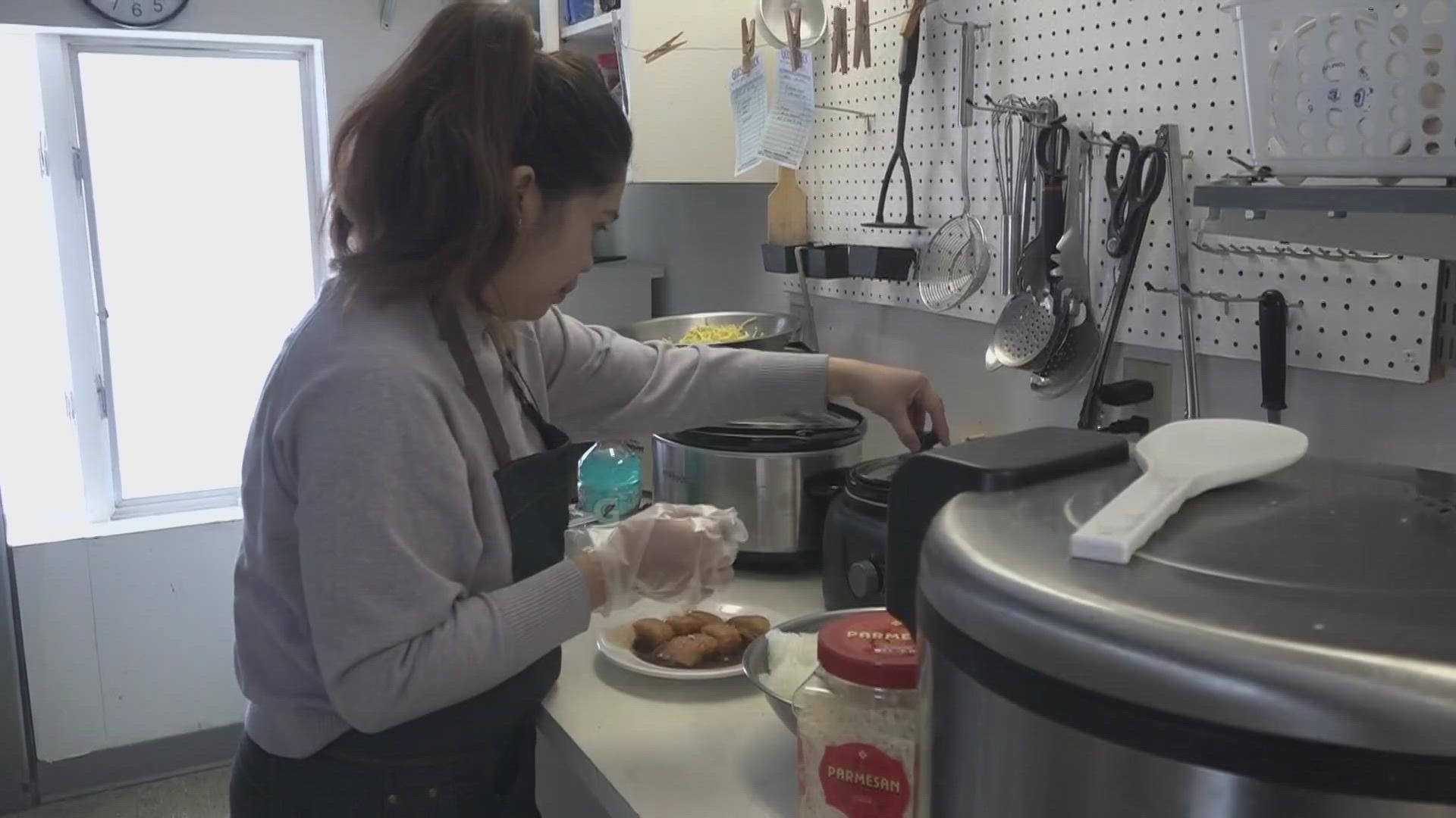 The commercial kitchen gives people a chance to test out their restaurant without fully committing to buying their own space.