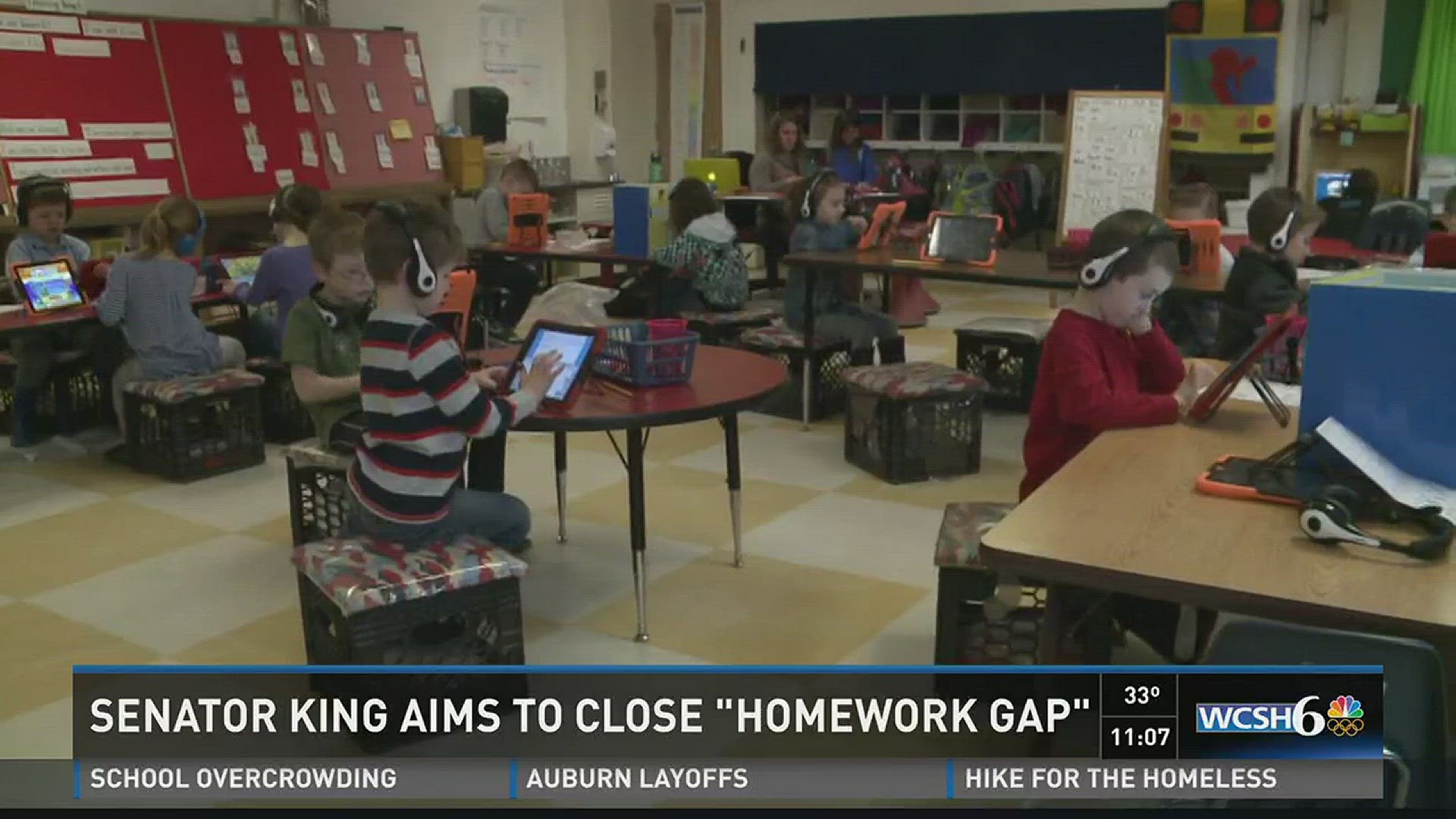 Sen. King aims to close "homework gap"