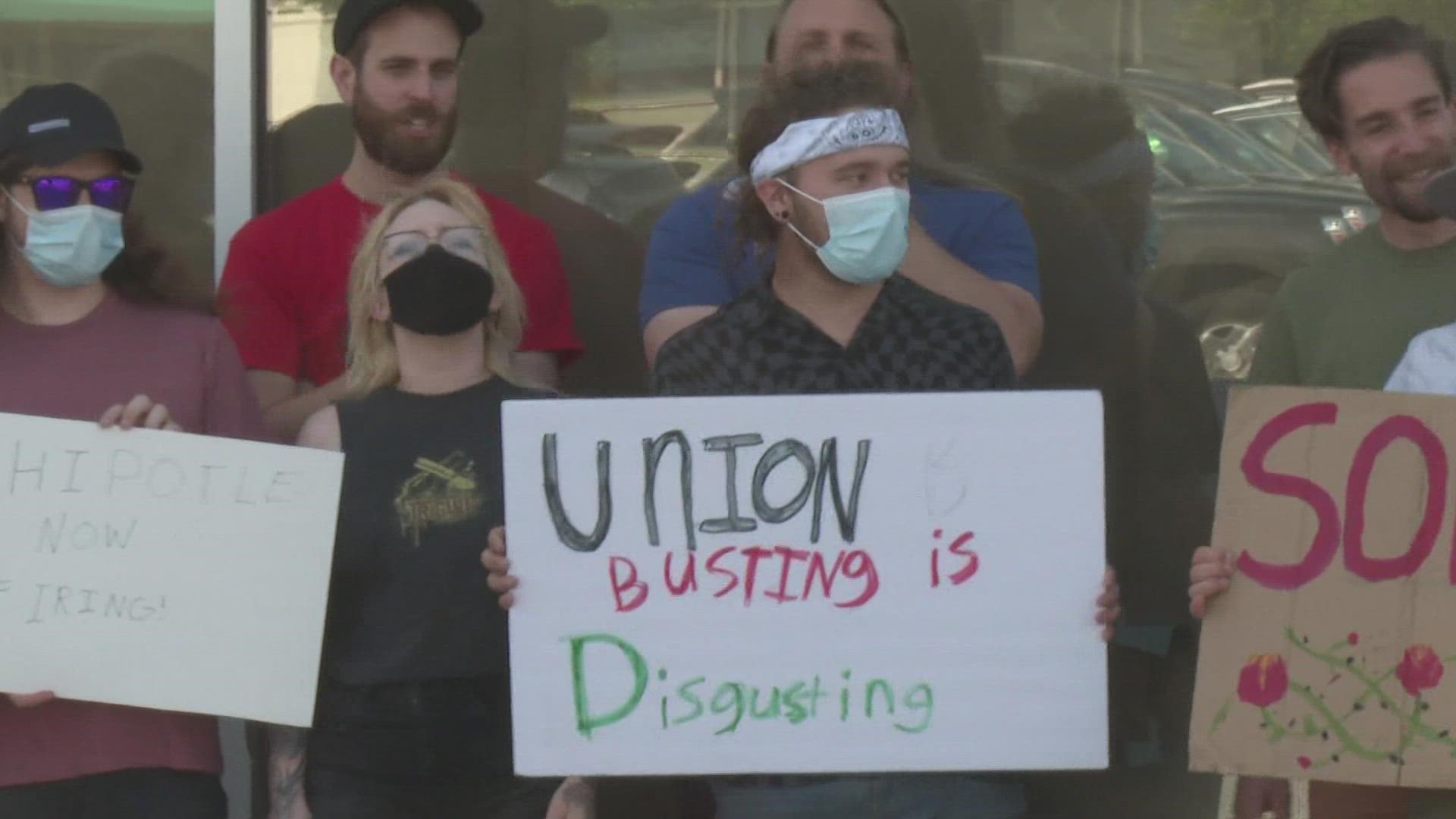 Employees at the Augusta, Maine, Chipotle filed a petition with the National Labor Relations Board in June asking to hold a union election at the store.
