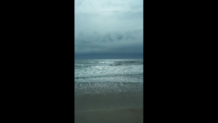 Old Orchard Beach before the storm