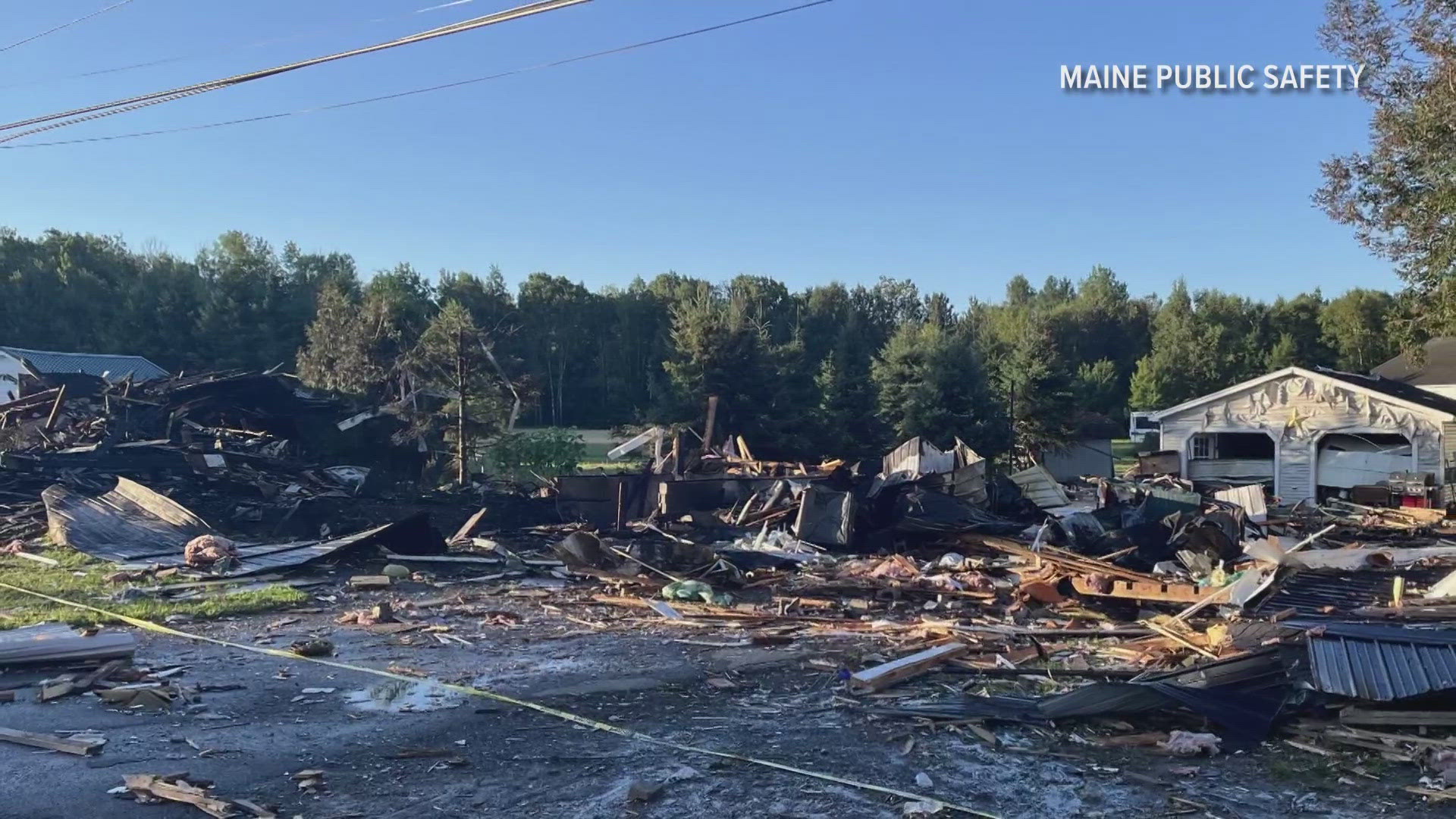 Investigators say a propane line was somehow disconnected from a heating unit that was accidentally turned on Saturday in Sinclair, which caused the explosion.